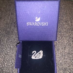 Swarovski Swan Ring